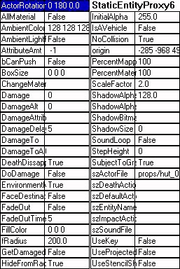 StaticEntityProxy settings